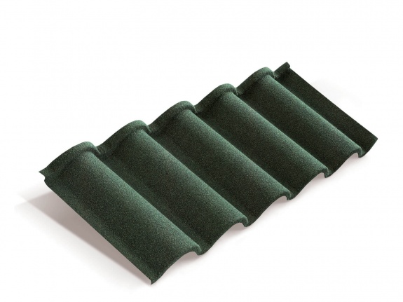 Композитная черепица Metrotile Romana темно-зеленый