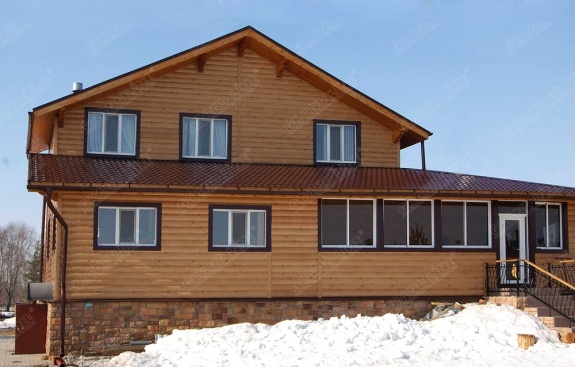 Угол желоба внешний 135 гр 150 мм RAL 8017 шоколад