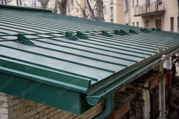 Воронка водосборная, 250/90 мм RAL 6005 зеленый мох