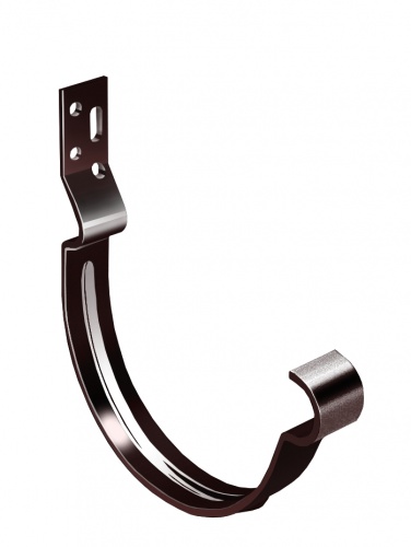 Крюк короткий полоса 150 мм RAL 8017 шоколад