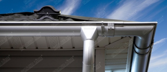 Желоб полукруглый 125 мм 3 м Al-Zn