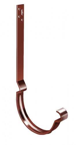 Крюк длинный полоса 125 мм RAL 8004 терракота