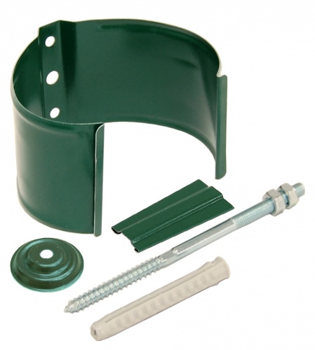 Кронштейн трубы на кирпич 90мм RAL 6005 зеленый мох