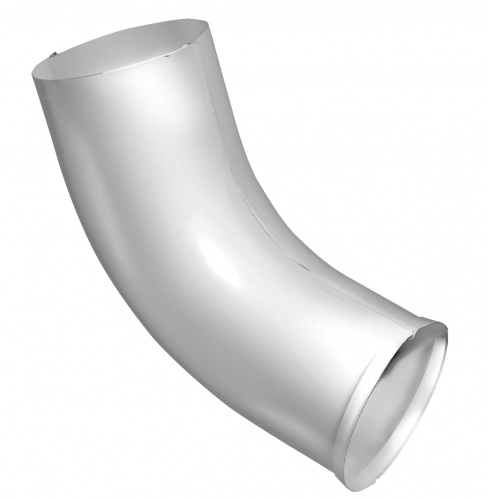 Колено стока 100 мм RAL 9003 сигнальный белый