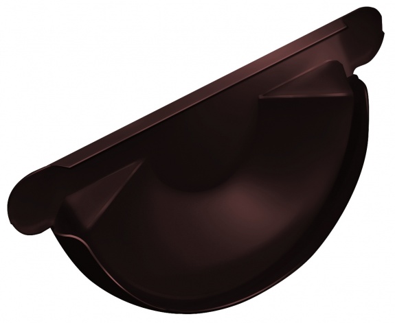 Заглушка торцевая универсальная 150 мм RAL 8017 шоколад