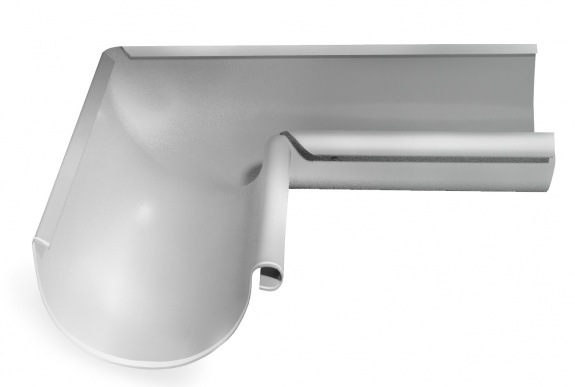 Угол желоба внутренний 90 гр 150 мм RAL 9003 сигнальный белый