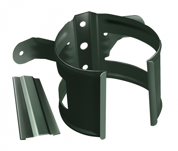 Кронштейн трубы на дерево 90мм RR 11 темно-зеленый
