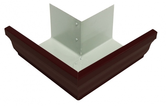 Угол желоба внешний Vortex Matt 90гр 127мм RAL 8017