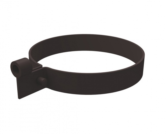 Хомут трубы ПВХ Grand Line коричневый (RR 32)