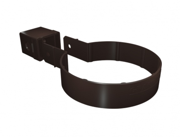 Хомут трубы Kliker ПВХ Grand Line Premium коричневый (RR 32)