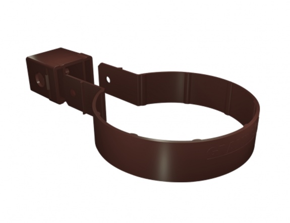 Хомут трубы Kliker ПВХ Grand Line Premium шоколадный (RAL 8017)