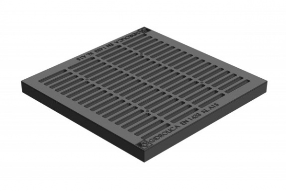 Решетка водоприемная Gidrolica Point РВ-28,5.28,5 - пластиковая, кл. А15