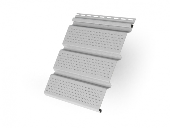 Софит T4 полностью перфорированный Grand Line виниловый 3,0 белый