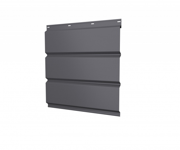 Софит металлический без перфорации 0,5 Satin с пленкой RAL 7004 сигнальный серый