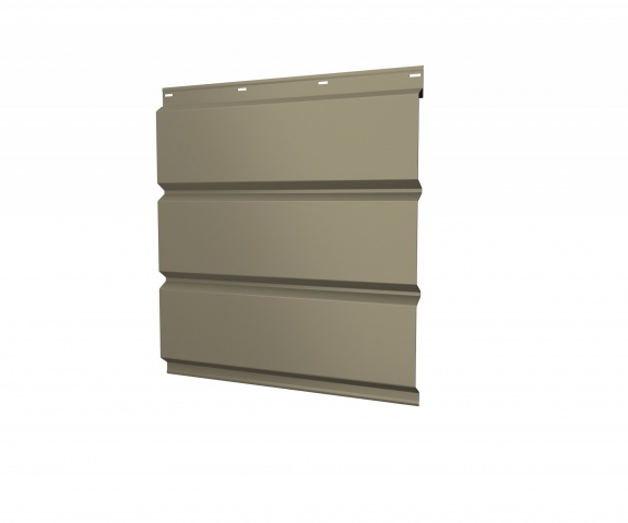 Софит металлический без перфорации 0,45 PE с пленкой RAL 1015 светлая слоновая кость