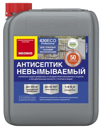 NEOMID 430 eco Антисептик-консервант невымываемый 30 кг, 1:9 (канистра)