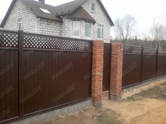 Калитка Estet 2,0х1 RAL 8017