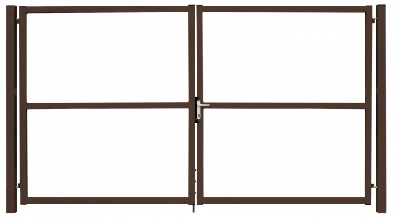 Ворота Colority Zinc Lock 2,0х3,5 RAL 8017