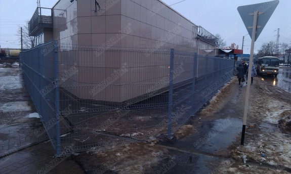 Крепление Скоба и болт М6х85 RAL 7040