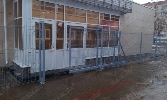 Крепление Скоба и болт М6х85 RAL 7040