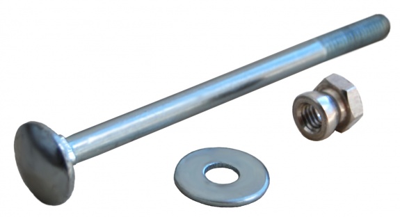 Болт М6х100, шайба, гайка антивандальная