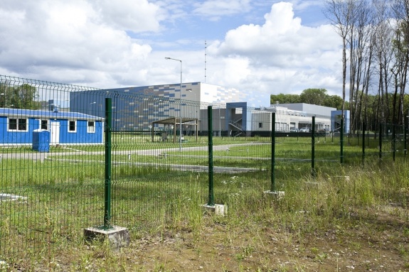 Комплект из 2-х оснований для столба RAL 6005