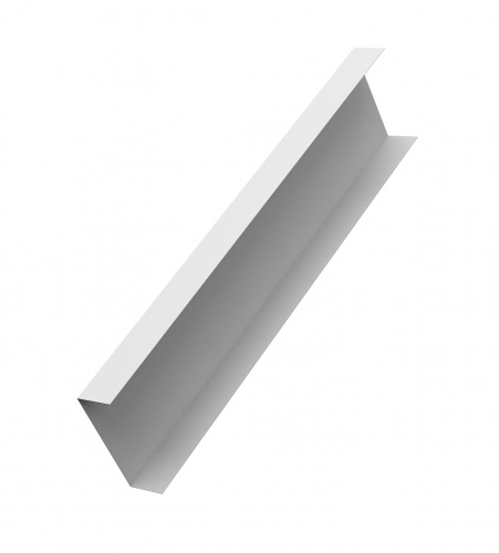 Декоративная накладка на столб жалюзи Milan,Tokyo 0,45 PE с пленкой RAL 9003 сигнальный белый