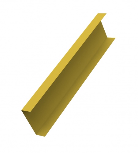 Декоративная накладка на столб жалюзи Milan,Tokyo 0,45 PE с пленкой RAL 1018 цинково-желтый