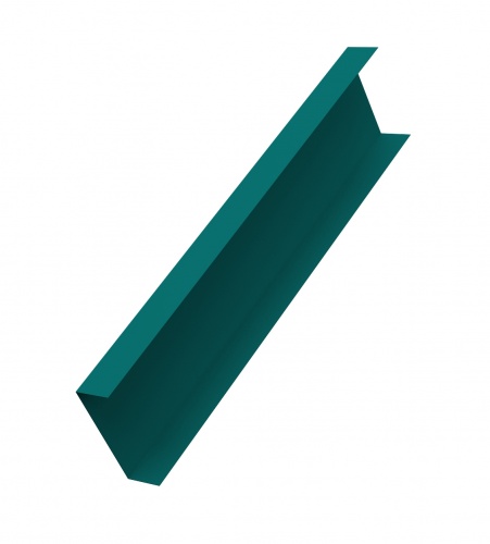 Декоративная накладка на столб жалюзи Milan,Tokyo 0,45 PE с пленкой RAL 5021 водная синь