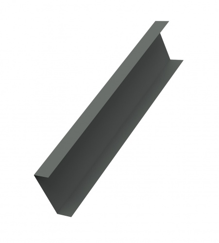 Декоративная накладка на столб жалюзи Milan,Tokyo 0,45 PE с пленкой RAL 7005 мышино-серый