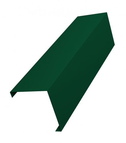 Декоративная накладка на столб угловая жалюзи Milan,Tokyo 0,5 Velur RAL 6005 зеленый мох