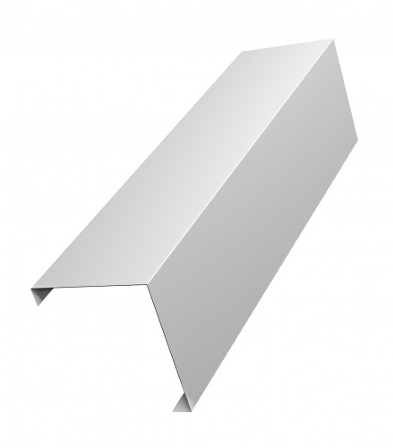 Декоративная накладка на столб угловая жалюзи Milan,Tokyo 0,45 PE с пленкой RAL 9003 сигнальный белый