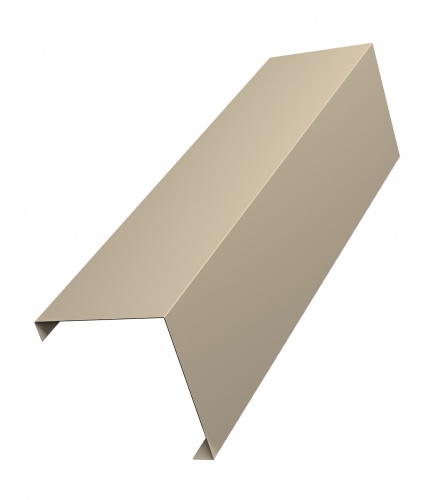 Декоративная накладка на столб угловая жалюзи Milan,Tokyo 0,45 PE с пленкой RAL 1015 светлая слоновая кость