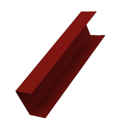 Крышка 65х40 жалюзи Milan,Tokyo 0,5 Satin с пленкой RAL 3011 коричнево-красный