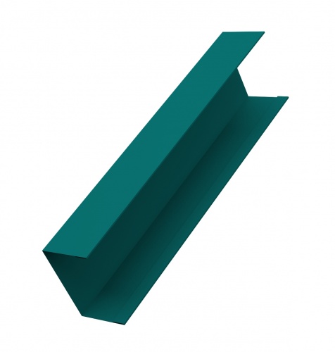 Крышка 65х60 жалюзи Milan 0,45 PE с пленкой RAL 5021 водная синь (для калиток и ворот)