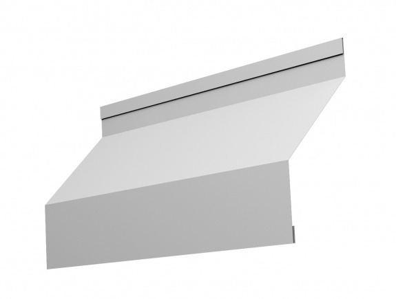 Ламель жалюзи Milan 0,45 PE с пленкой RAL 9003 сигнальный белый