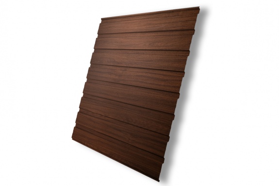 Профнастил С10В 0,45 Print Elite Choco Wood