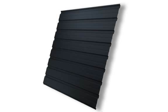 Профнастил С10В Grand Line 0,5 Atlas RAL 7016 антрацитово-серый