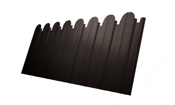 Профнастил С10B фигурный 0,45 Print Elite Coffee Wood