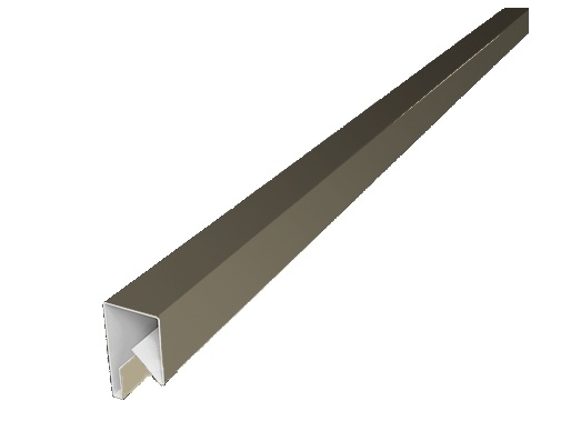 Планка П-образная заборная 17 0,45 PE с пленкой RAL 1015 светлая слоновая кость