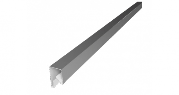 Планка П-образная заборная 17 0,4 PE с пленкой RAL 9003 сигнальный белый