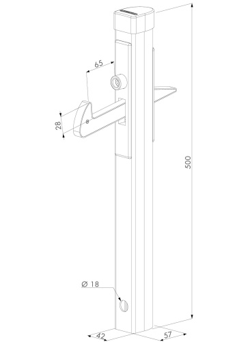 Фиксатор створки UGC