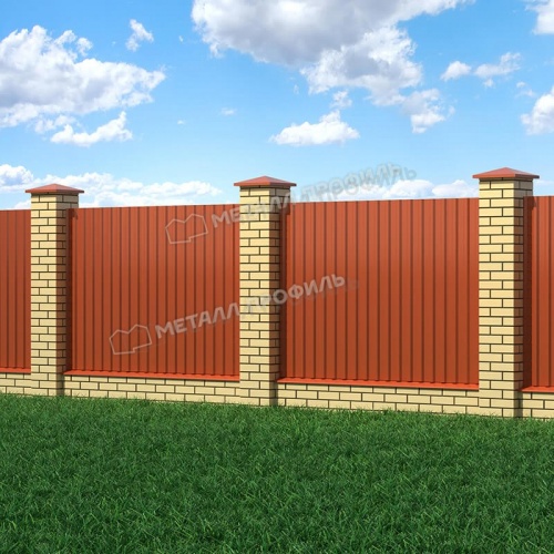 Профнастил МП-20x1100-R NormanMP (ПЭ-01-8004-0,5)