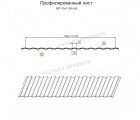 Профнастил МП-10x1100-B (ECOSTEEL_T-12-Дуб-0,45)