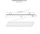 Профнастил МП-18x1100-B (ПЭ-01-3003-0,45)