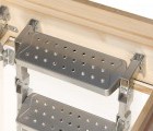 Металлическая лестница Fakro LML Lux 92x130x305