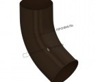 Колено сливное МП Foramina Freeze D100 DarkBrown