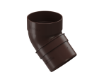 Колено трубы 45° Docke STANDARD Темно-коричневый