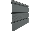 Софит Docke Premium, с центральной перфорацией, графит