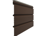 Софит Docke Premium, с центральной перфорацией, каштан